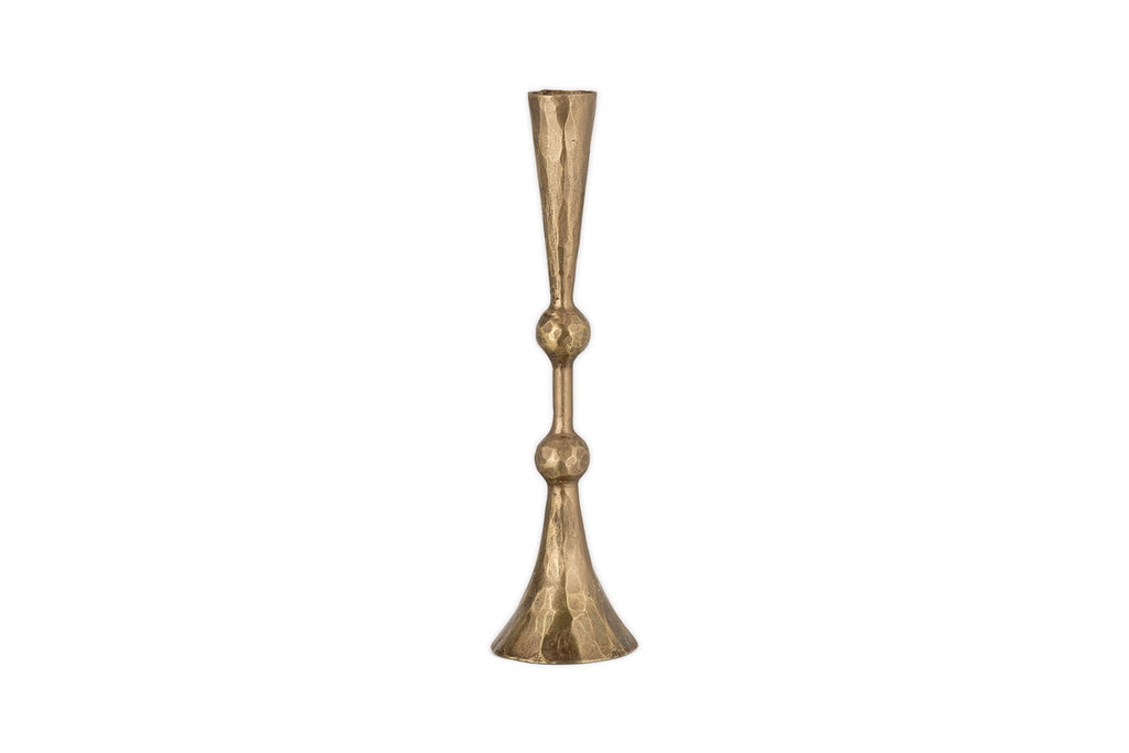 Javanee Candle Holder - Antique Brass