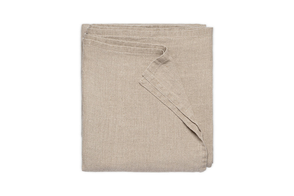 Junto Linen Tablecloth - Natural - Small
