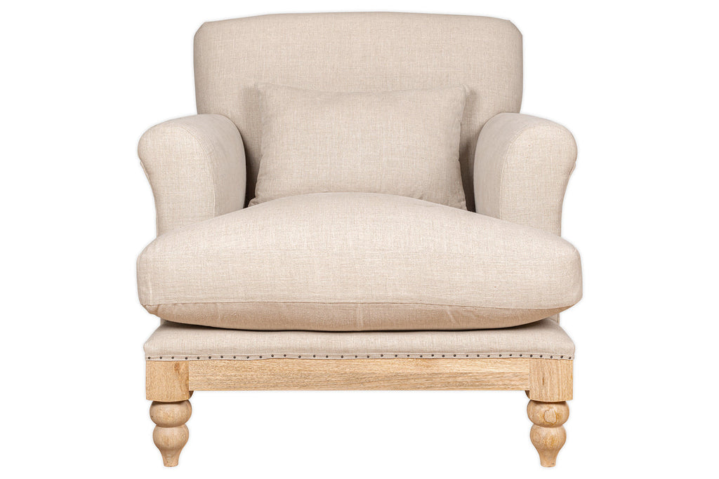 Kashi Linen Armchair - Natural