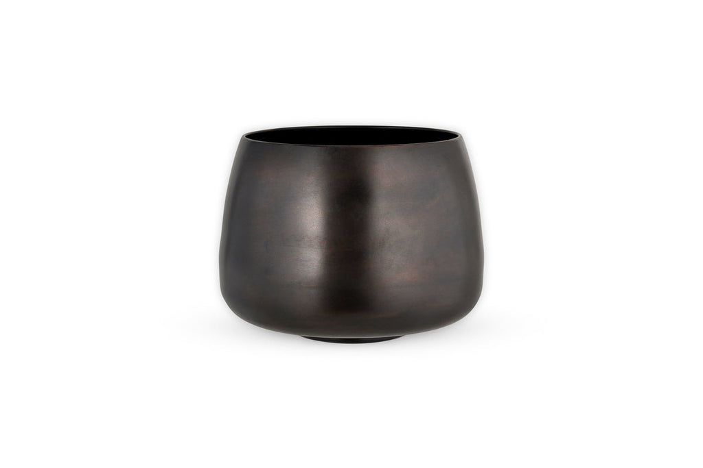 Maliki Plant Pot - Aged Bronze