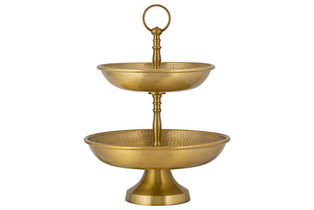Mahika Stand - Antique Brass