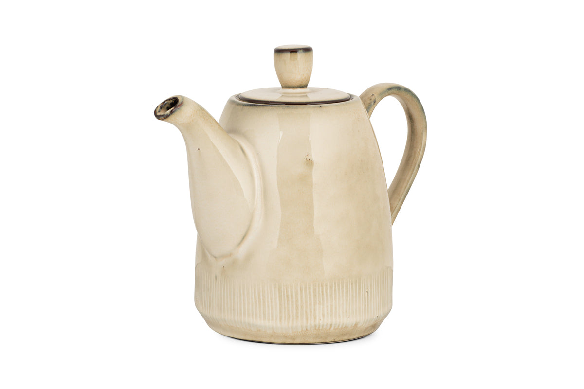 Malia Teapot - Cream