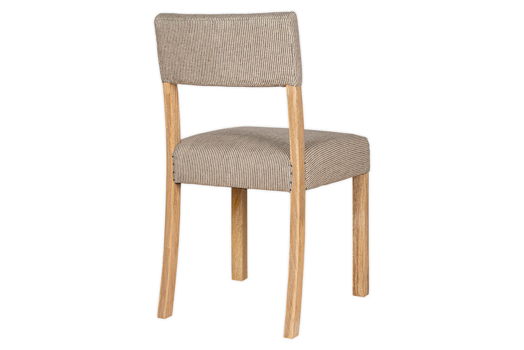 Nadeeka Linen Upholstered Dining Chair - Soft Grey