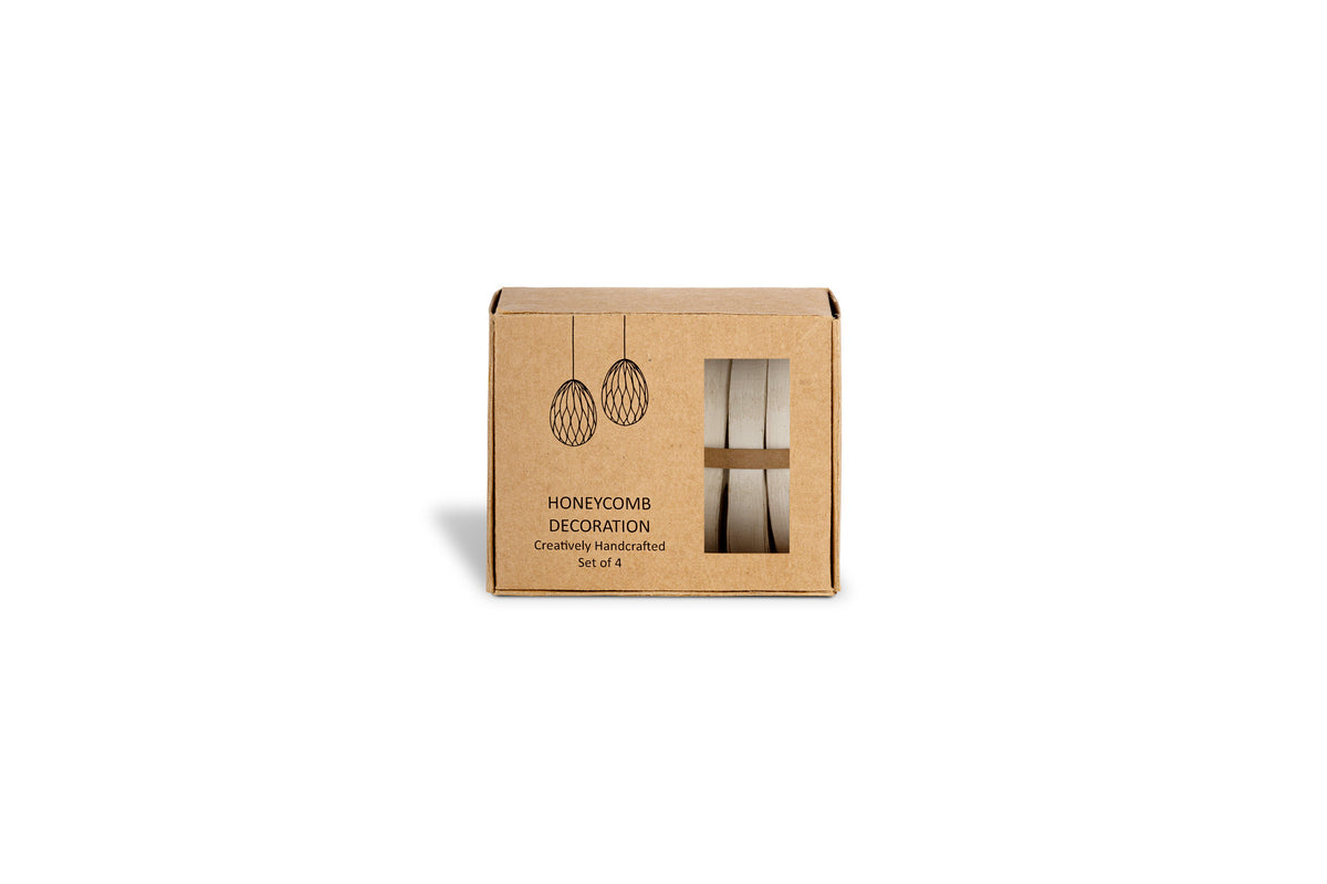 Piani Hanging Paper Decoration - Moss Green - (Set of 4)
