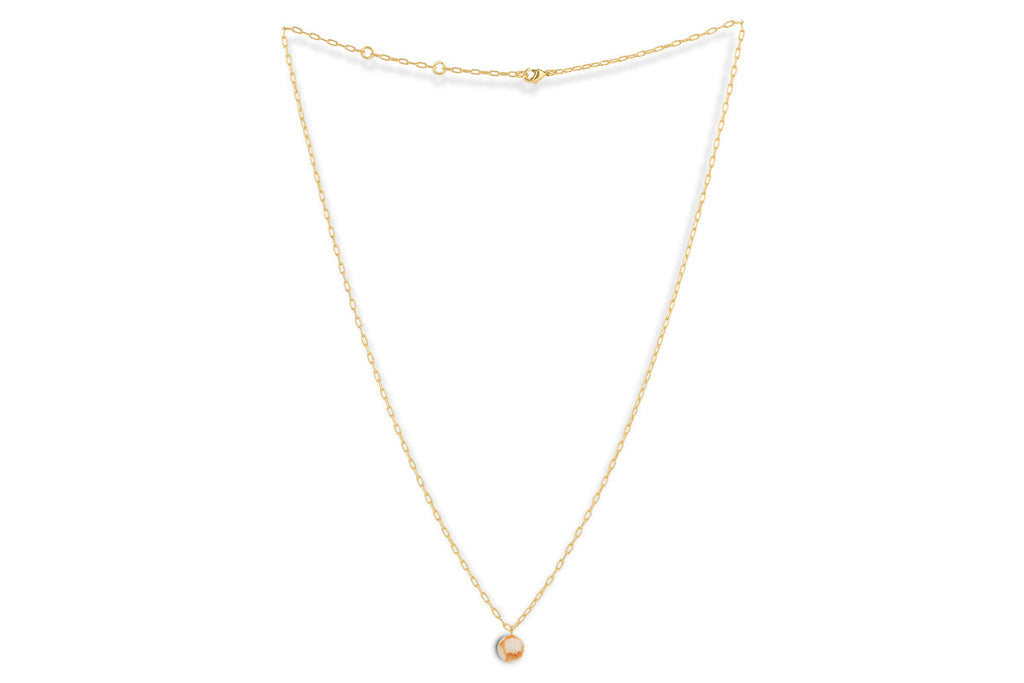Cerita Rhodochrosite Necklace - Rhodochrosite & Gold
