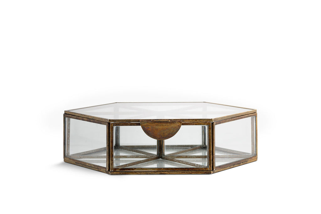 Sitara Jewellery Box - Antique Brass