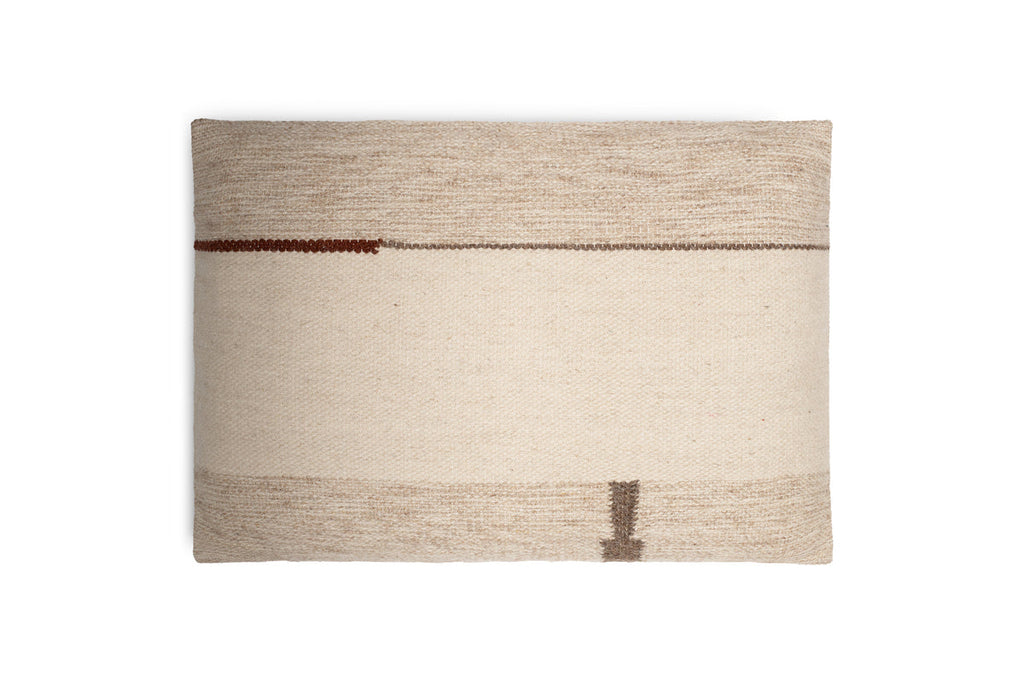 Tamil Wool Cushion Cover - Natural