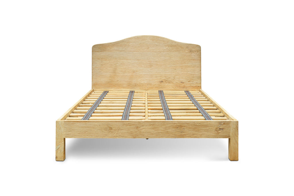 Vivan Grooved Bed - Natural