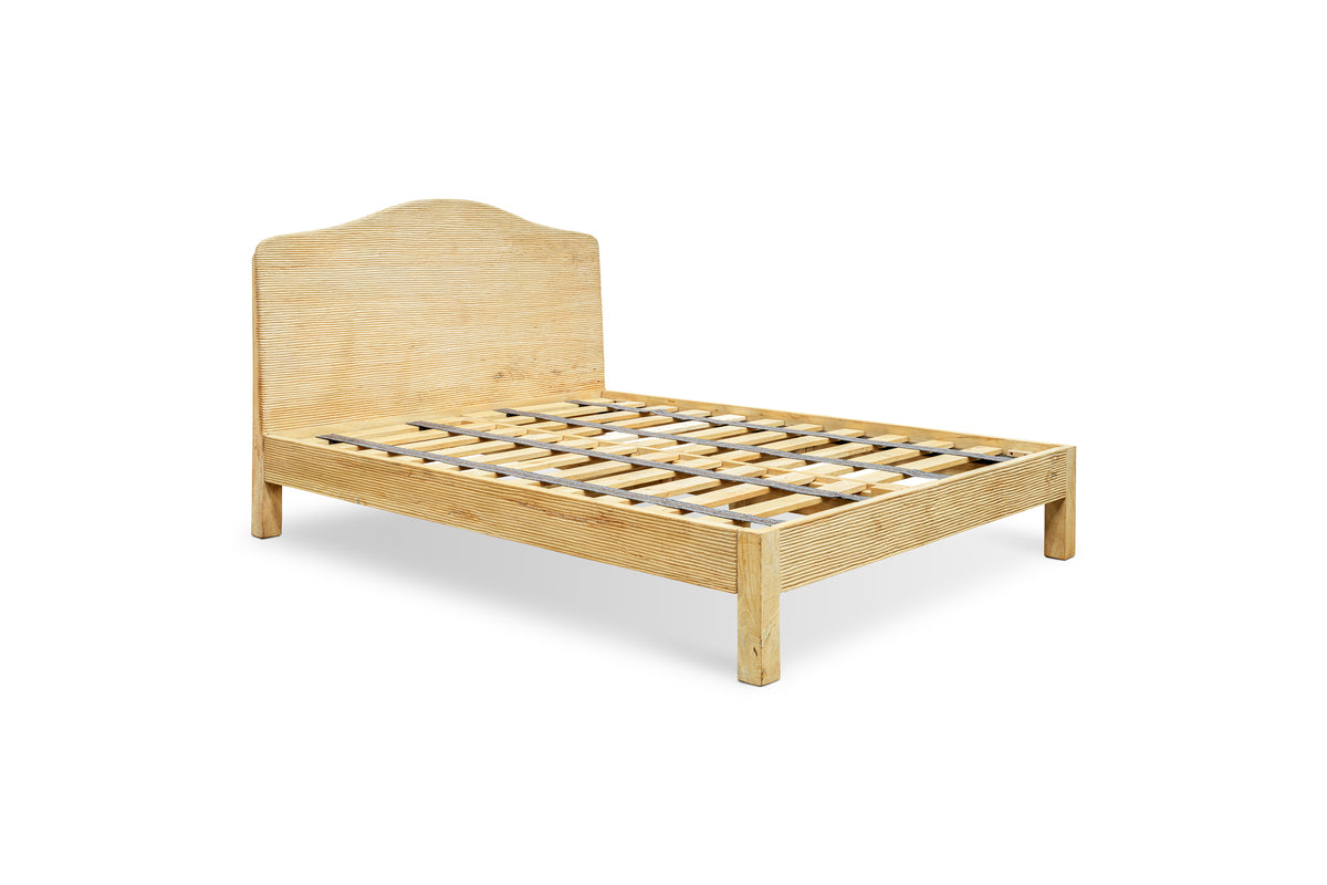 Vivan Grooved Bed - Natural