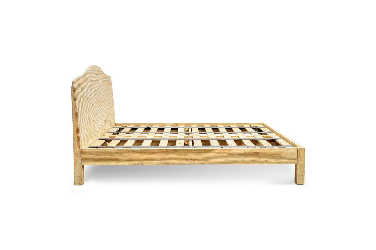 Vivan Grooved Bed - Natural