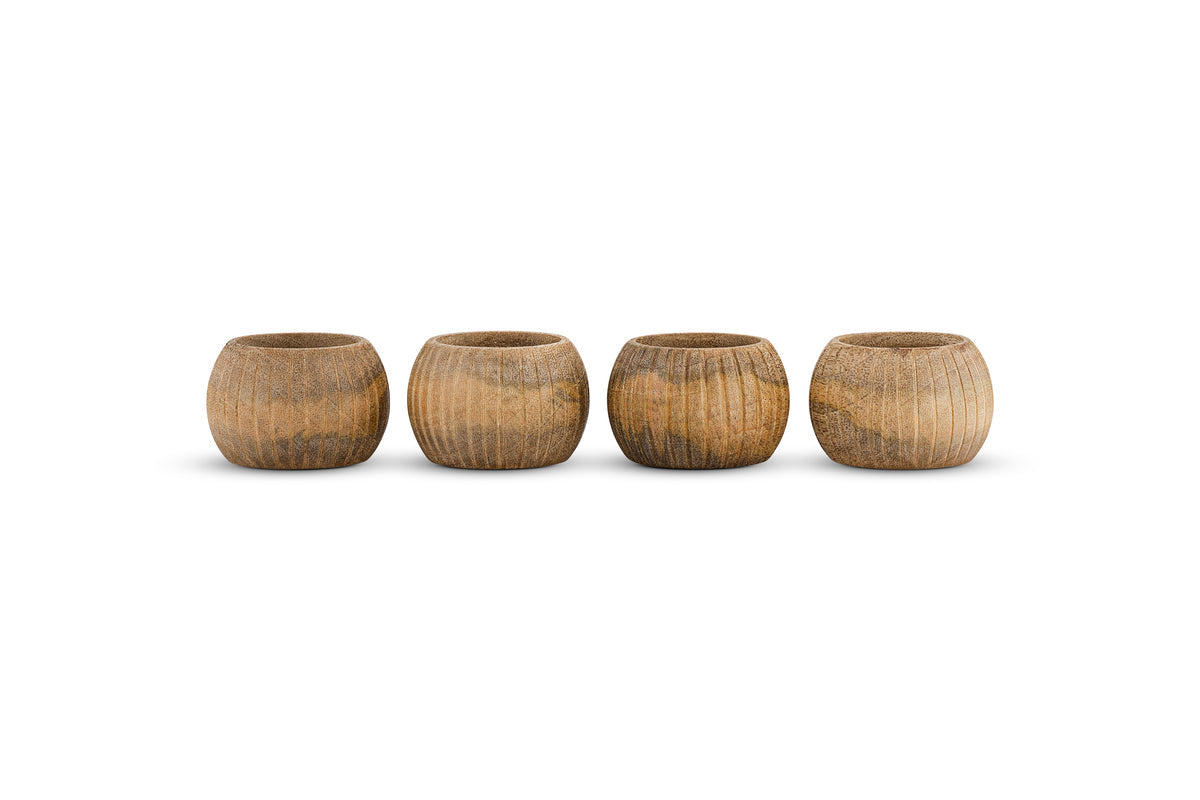 Vivan Napkin Rings - Natural - (Set of 4)