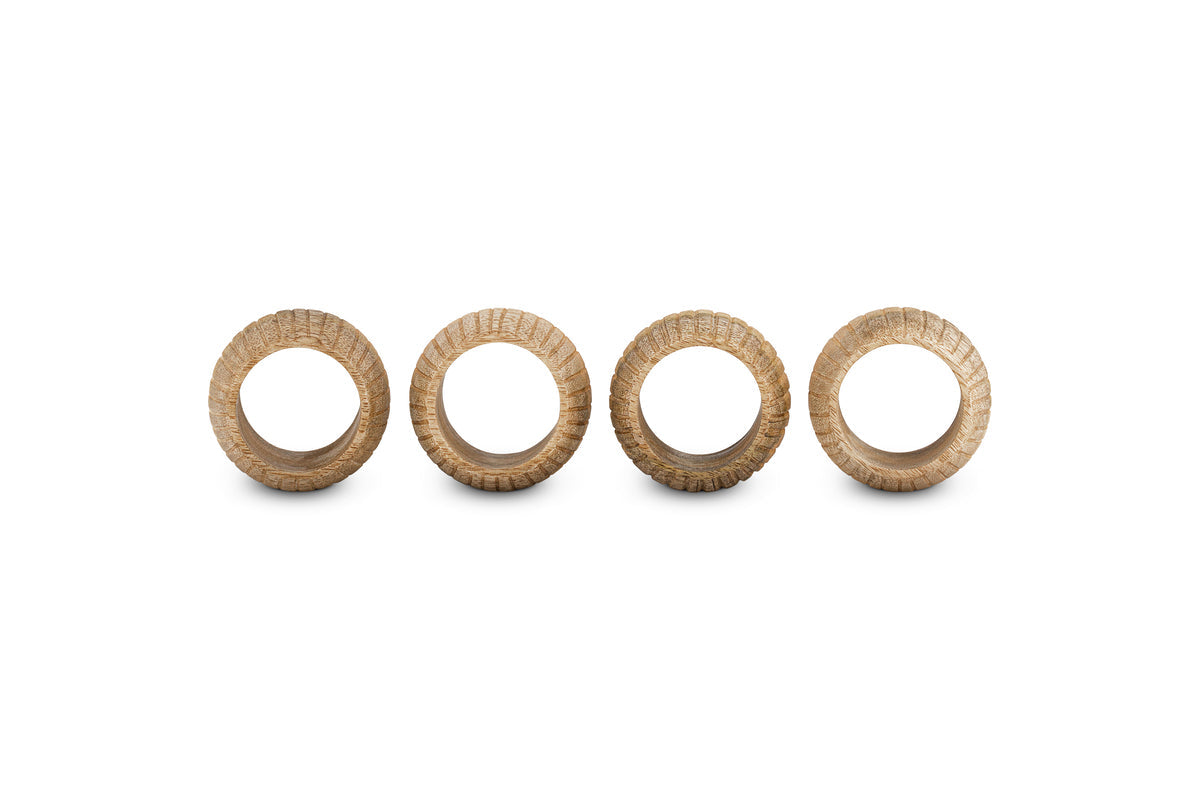 Vivan Napkin Rings - Natural - (Set of 4)