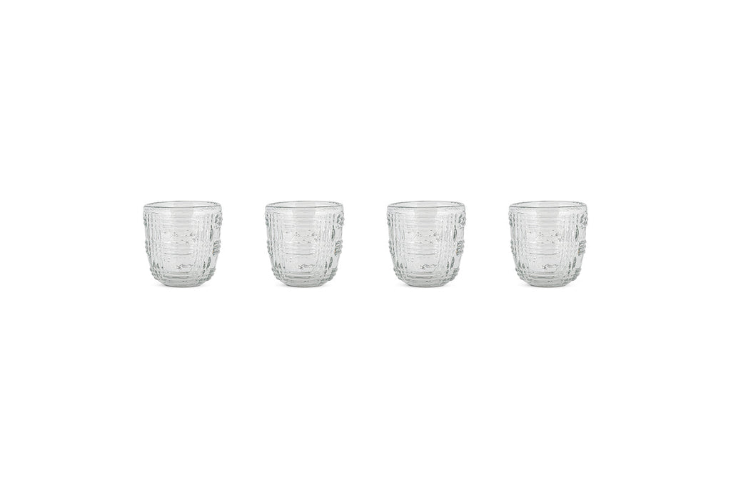 Kaanch Tumbler - Clear - (Set of 4)