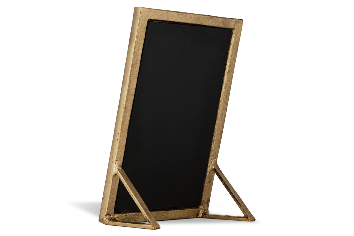 Baja Standing Mirror - Antique Brass