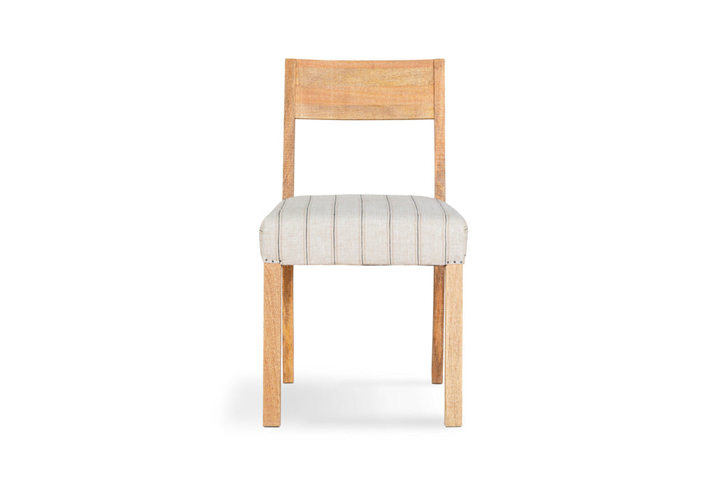 Nidhi Linen Upholstered Dining Chair - Natural