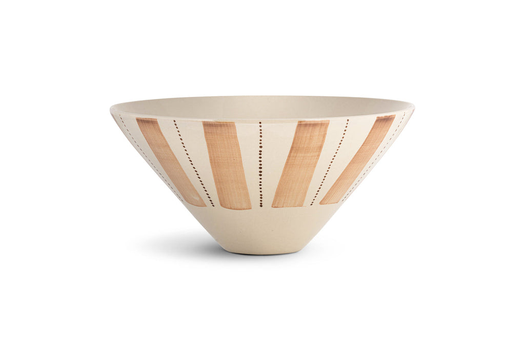 Patthar Serving Bowl - Cream & Clay - Medium