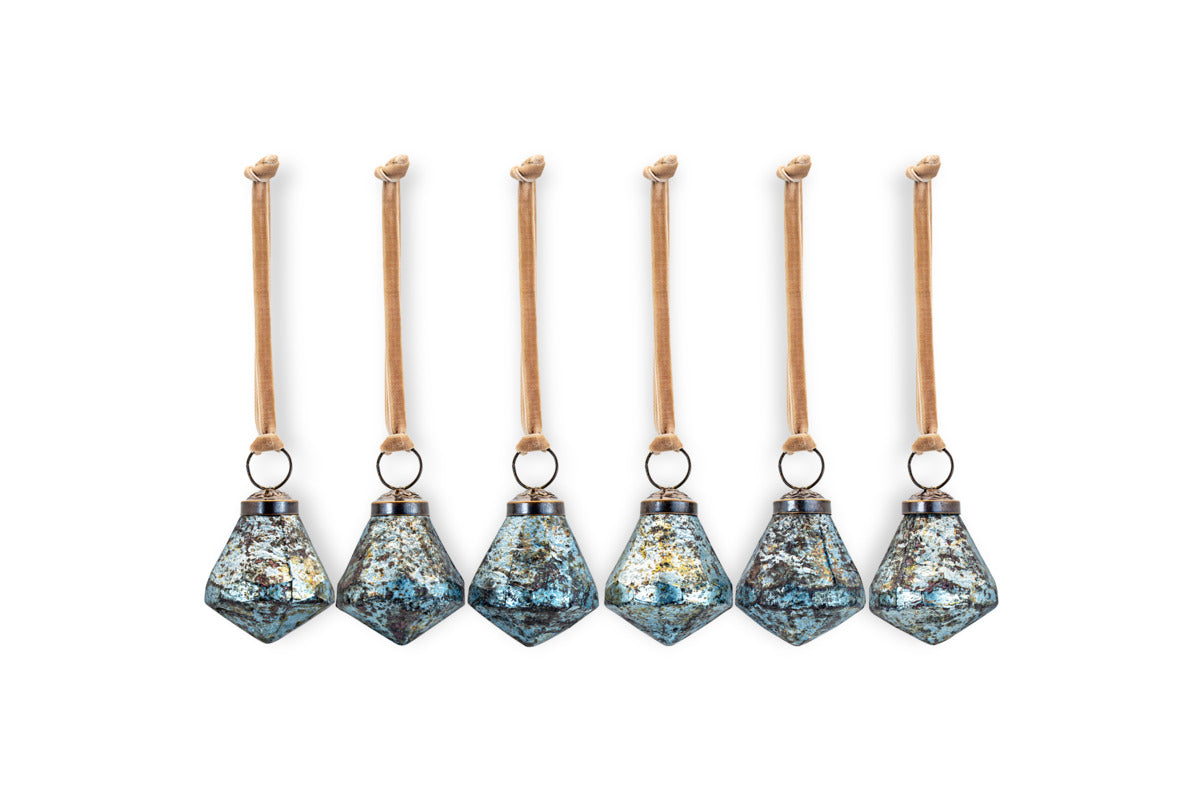 Vikula Baubles - Sea Foam - (Set of 6)