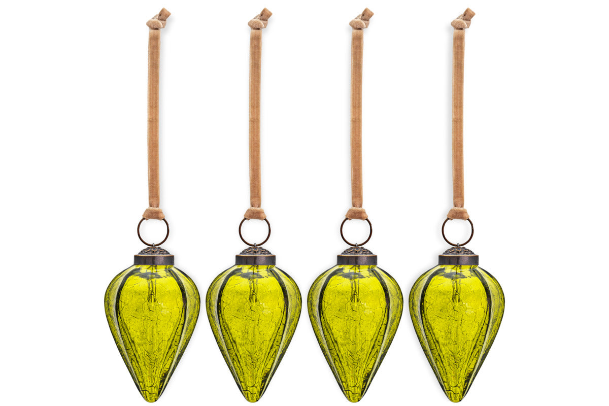 Khela Baubles - Moss - (Set of 4)