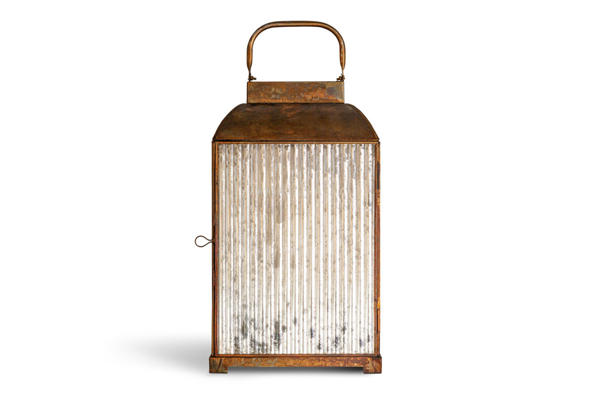 Ruala Lantern - Brass & Clear