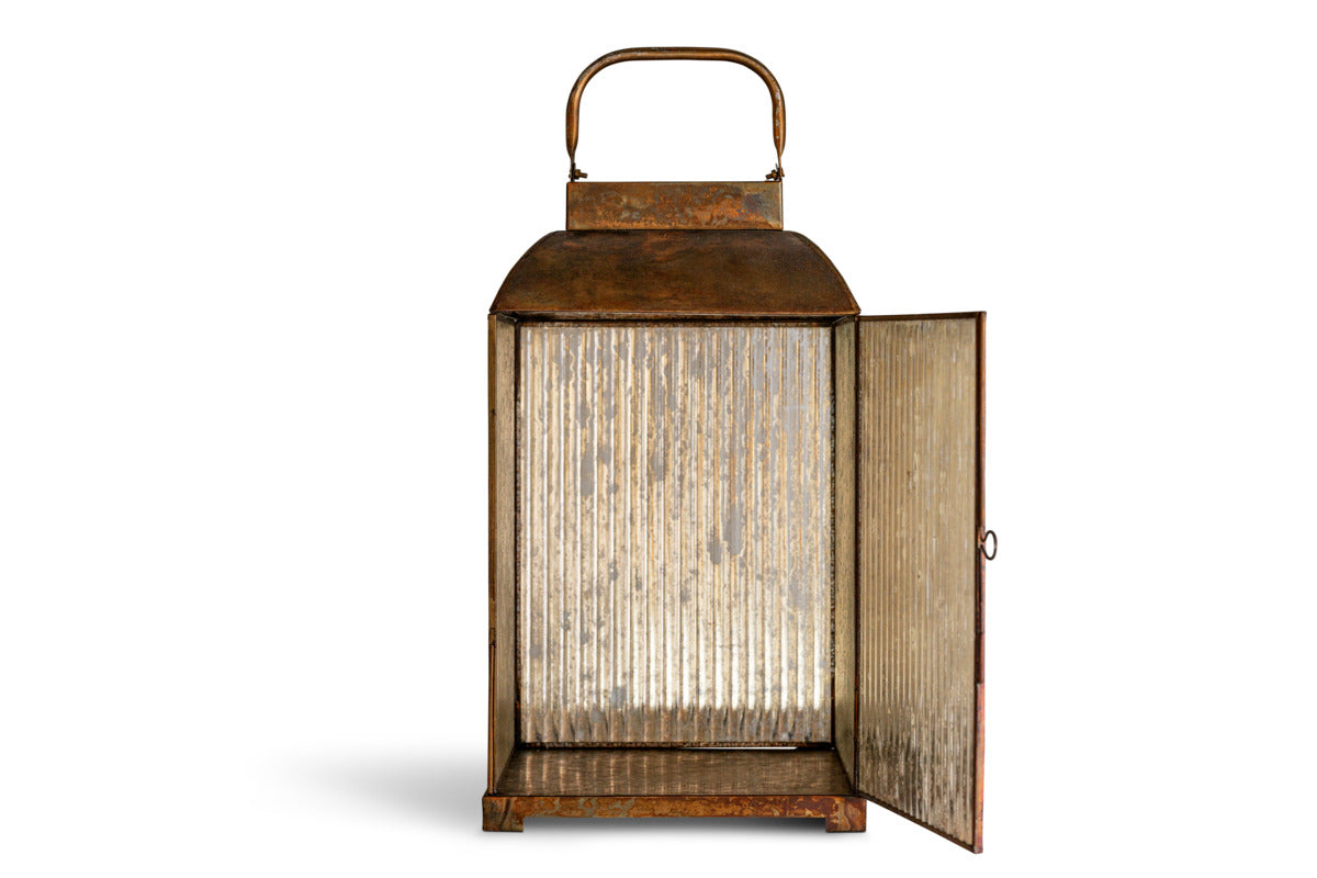 Ruala Lantern - Brass & Clear