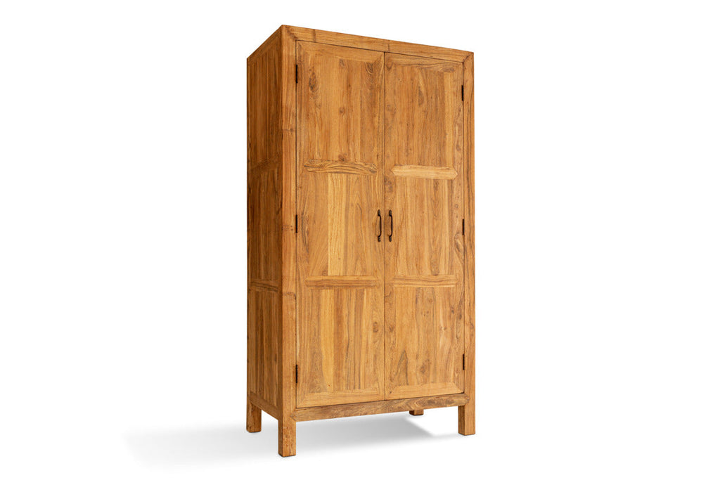 Iya Reclaimed Wood Wardrobe - Natural
