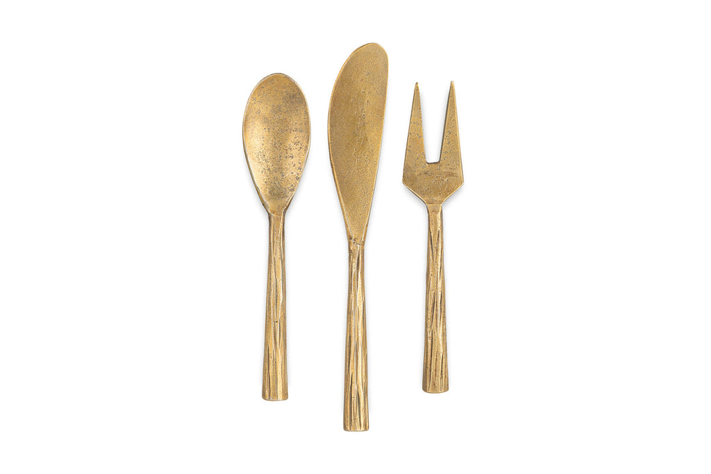 Roda Serving Set - Antique Brass (Set of 3)