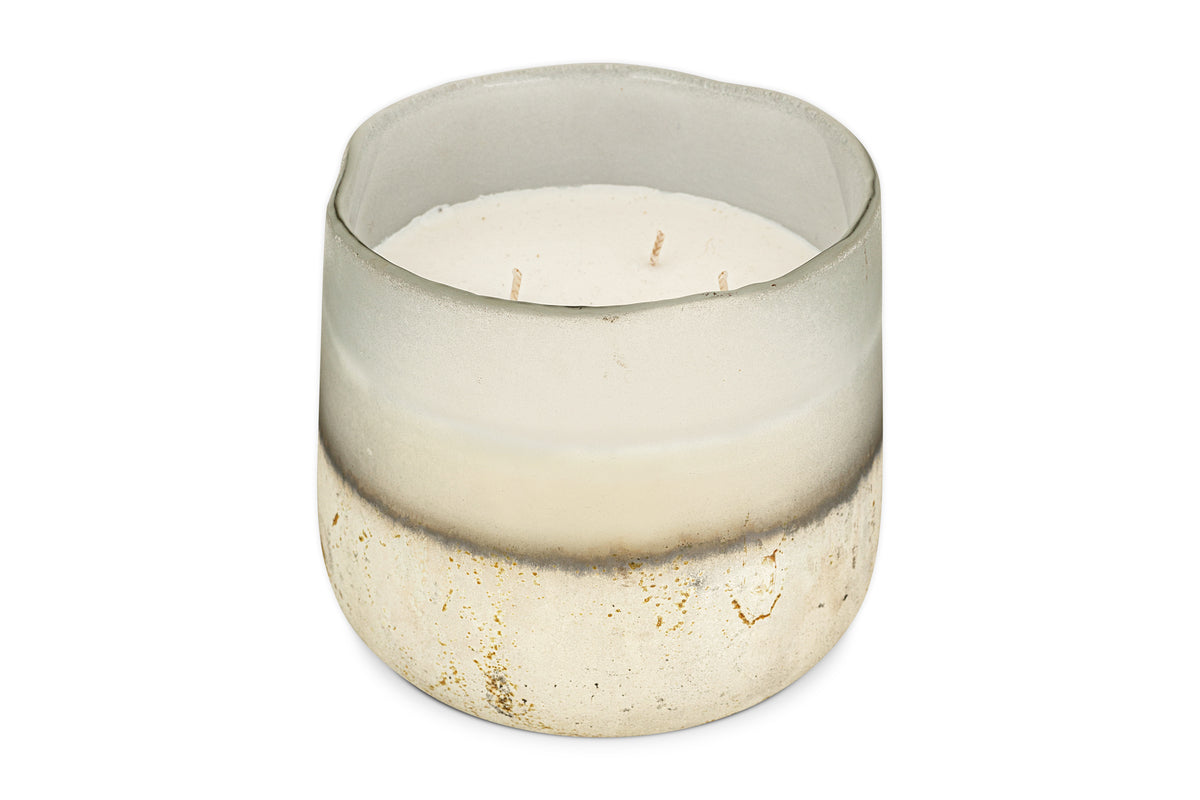 Cardamom & Amber 3 Wick Scented Candle - Aged Smoke - 3 Wick