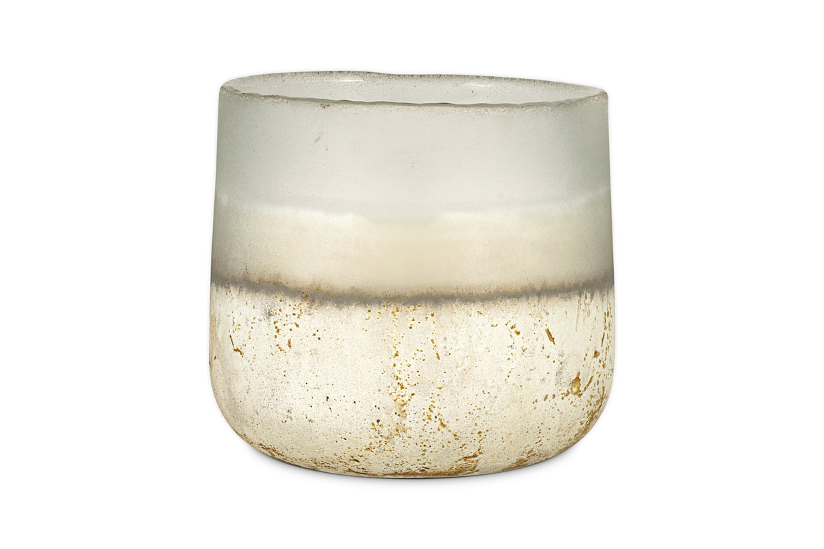 Sea Salt & Moss 3 Wick Scented Candle - Aged Smoke - 3 Wick