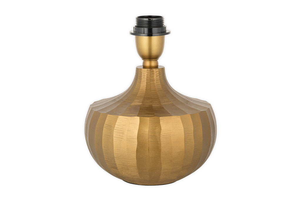 Sakiti Cast Aluminium Table Lamp Base - Antique Brass