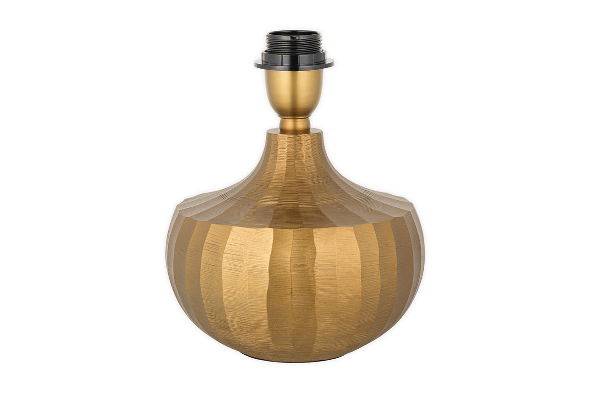 Sakiti Cast Aluminium Table Lamp Base - Antique Brass