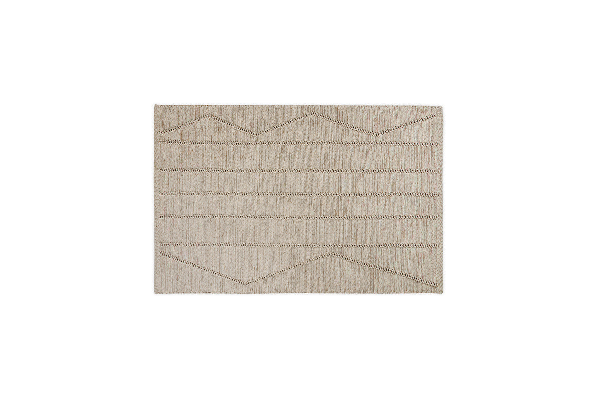 Shanti Wool & Cotton Rug - Natural