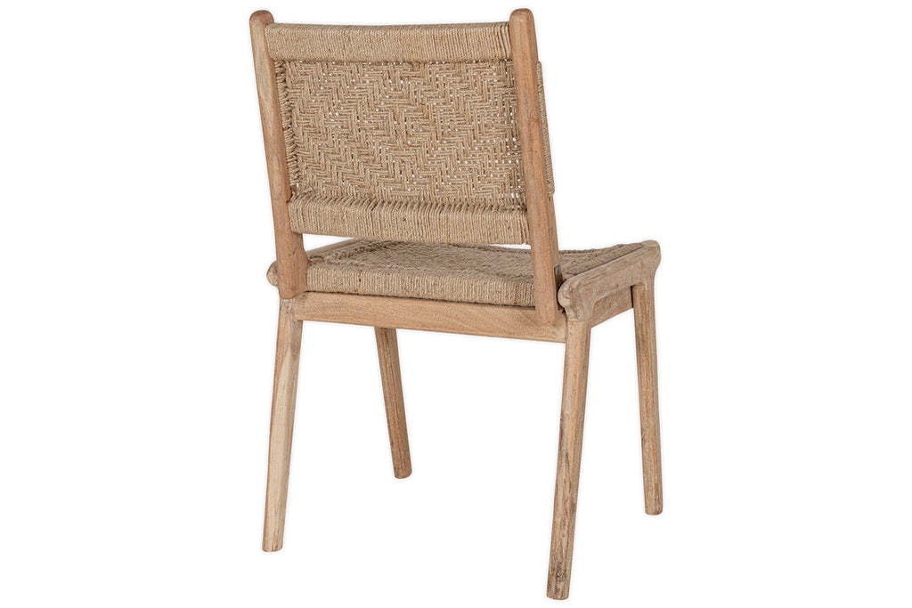Vinay Woven Armless Dining Chair - Natural