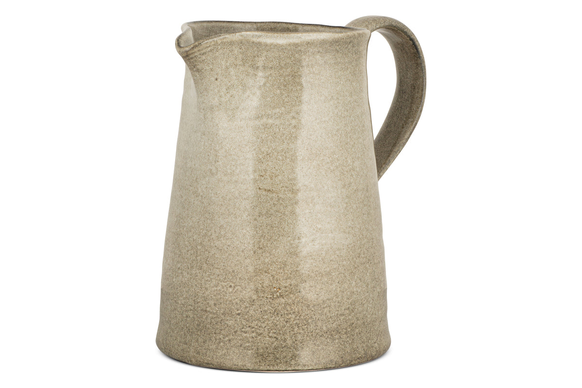 Valinha Earthenware Jug - Grey - Large