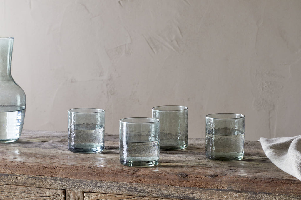 Yala Hammered Tumbler - Sage Green (Set of 4)