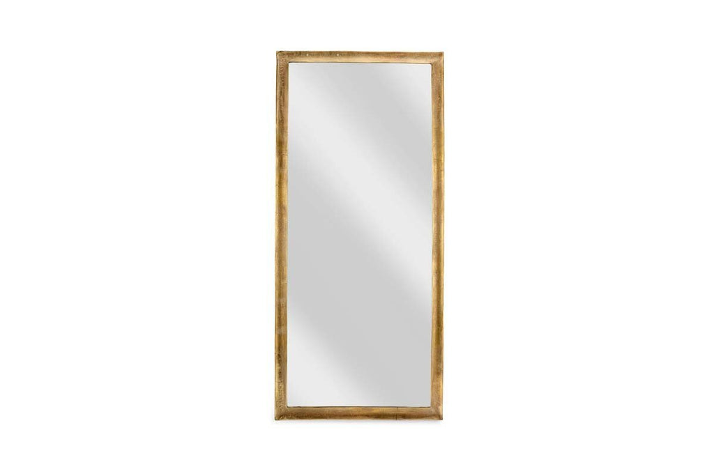 Yadur Full Length Mirror - Antique Brass