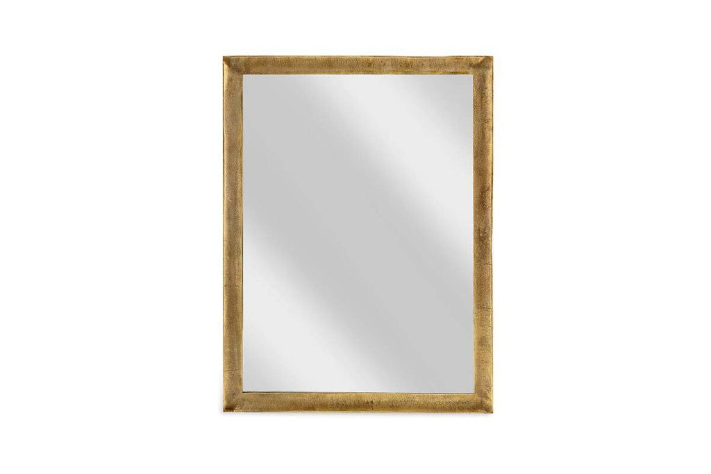 Yadur Rectangular Mirror - Antique Brass - Large