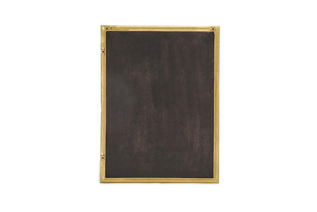 Yadur Rectangular Mirror - Antique Brass - Large