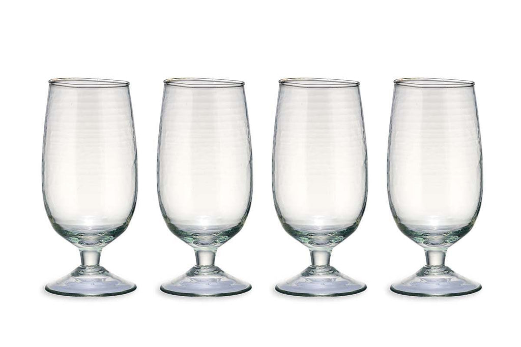 Yala Hammered Glass - Clear (Set of 4)