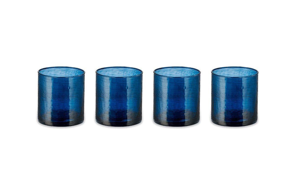 Yala Hammered Tumbler - Indigo (Set of 4)