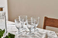 Yala Hammered Wine Glass - Clear Glass (Set of 4)