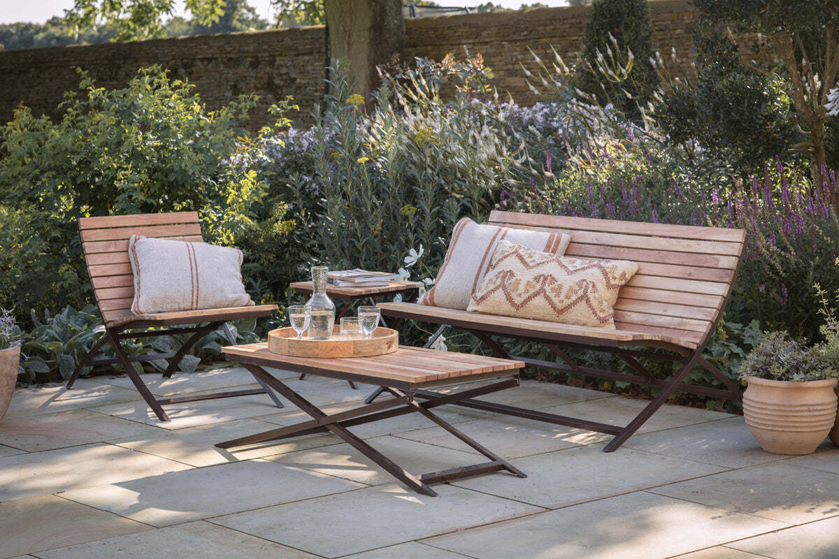 Yatin Outdoor Bench - Natural