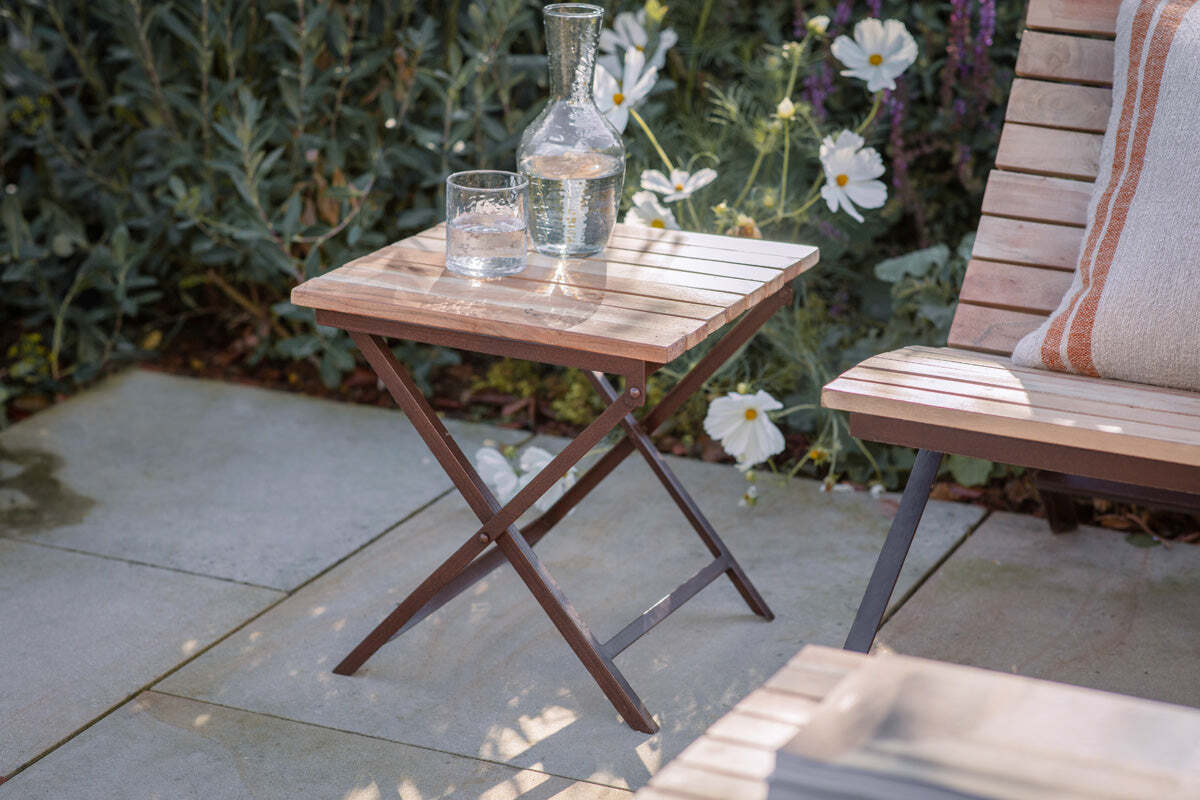 Yatin Outdoor Side Table - Natural