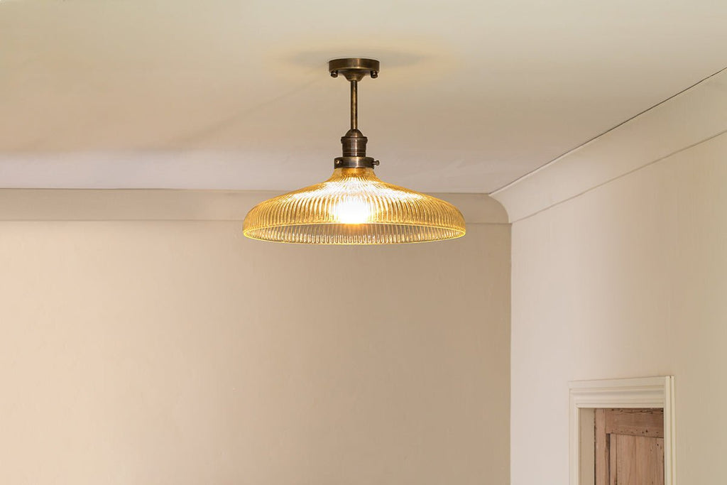 Zowie Recycled Glass Ceiling Light - Large