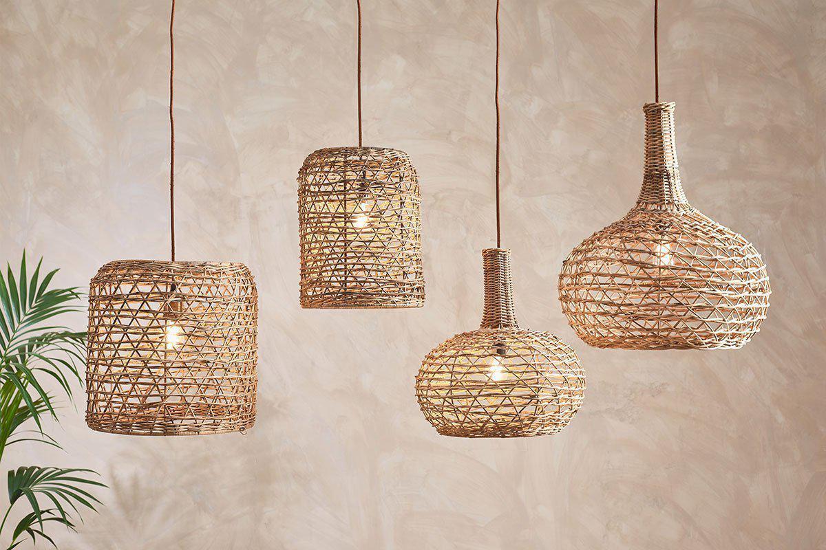 Beru Rattan Lampshade - Cylinder