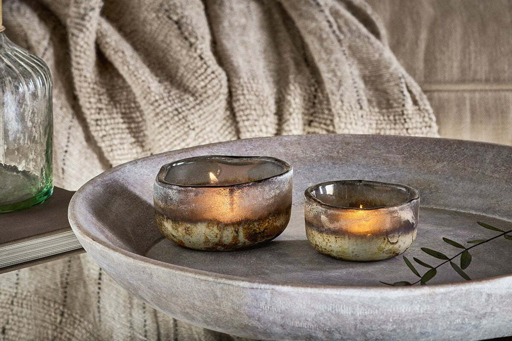 Janka Tealight Holders - Charcoal (Set of 2)